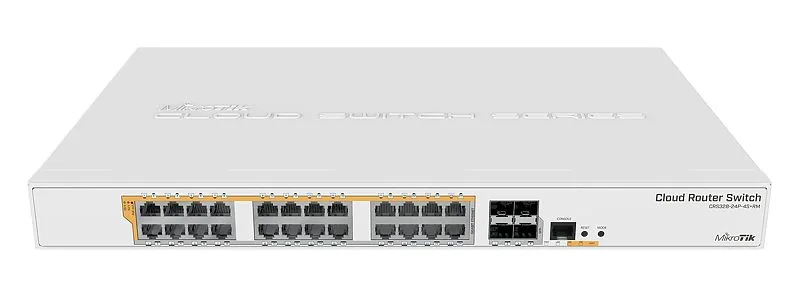 24 портов гигабит Ethernet комутатор MikroTik CRS328-24P-4S+RM - Image 6