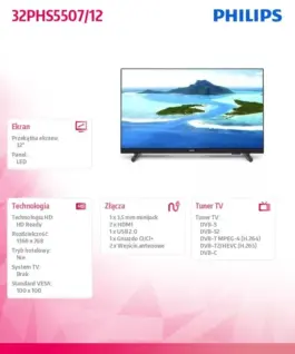 Philips TV LED 32 inch 32PHS5507/12