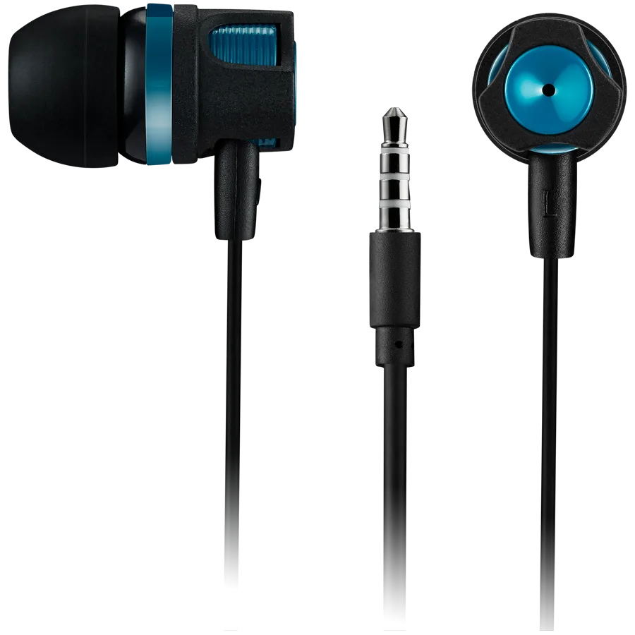 Слушалки CANYON Stereo earphones with microphone, 1.2M, green - Image 2