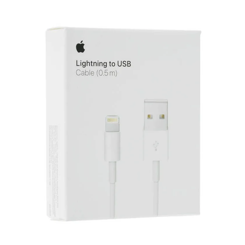 КАБЕЛ APPLE USB - USB to Lightning - 0,5 m - White - PN ME291ZM/A - Image 2