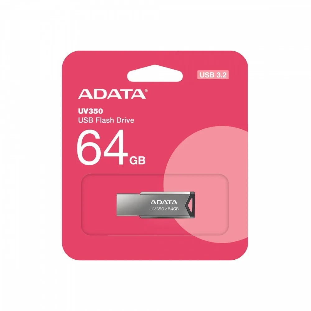 Adata Pendrive UV350 64GB USB 3.2 Gen1 Metallic - Image 3