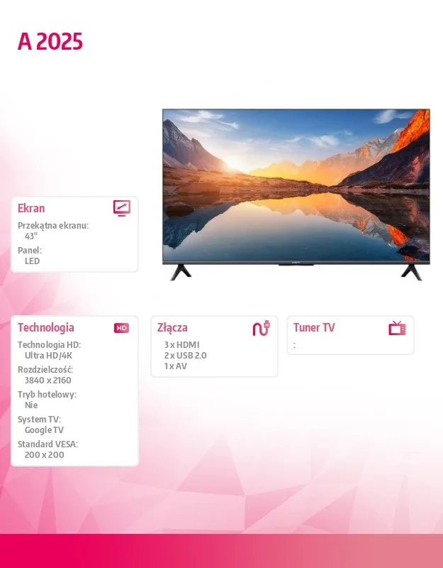 XIAOMI TV A 2025 43 inches - Image 5