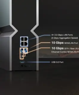 Рутер Wi-Fi 7 TP-Link Archer BE800 BE19000 3-лентов