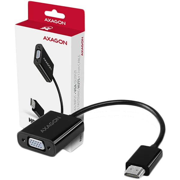 Видео адаптер AXAGON RVH-VGN HDMI -> VGA Reduction / Adapter FullHD