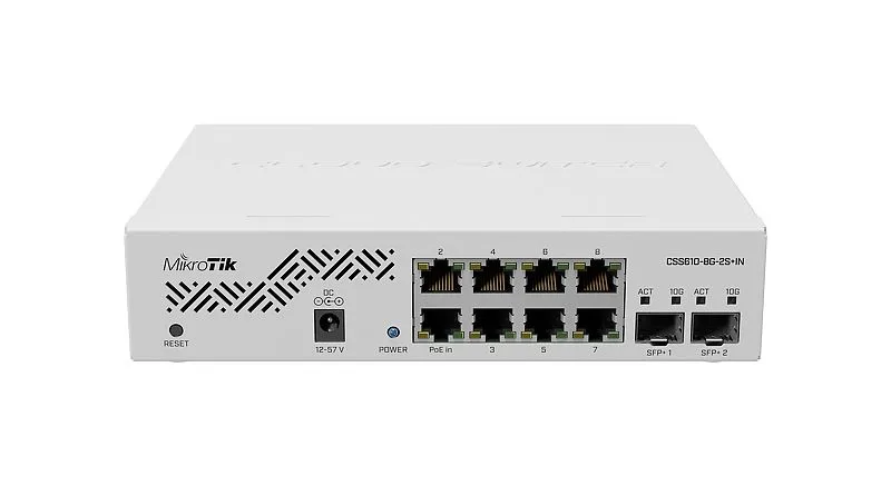 Комутатор MikroTik Cloud Smart Switch CSS610-8G-2S+IN - Image 7