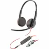 POLY Headset черенwire 3225 USB-C + USB-C/A (Bulk) 8X229A6