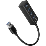 AXAGON MINI hub HUE-M1AL 4x USB 3.2 Gen 1, metal, 1.2m USB-A кабел - Image 7