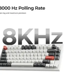 Alternative view от Безжична механичка клавиатура Keychron Q1 Ultra 8K Black - Silk POM Switch Banana