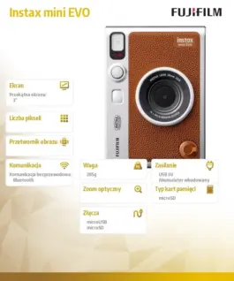 Fujifilm Camera Instax mini EVO brown