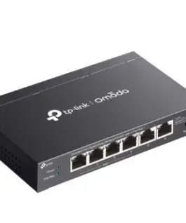 6-портов гигабитов управляем настолен комутатор TP-Link Omada ES206GP с 4-порта PoE+ - Image 4