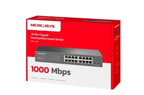 TP-LINK 16-Port Gigabit Desktop/Rackmount Switch PORT: 16× Gigabit RJ45 Ports MS116GS - Image 3