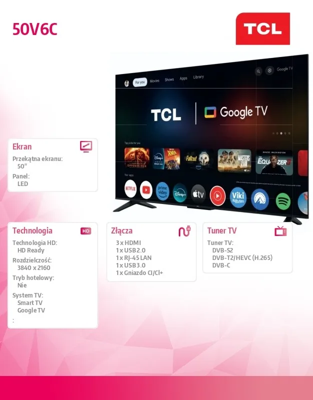 TCL TCL LED 50 50V6C - Image 2