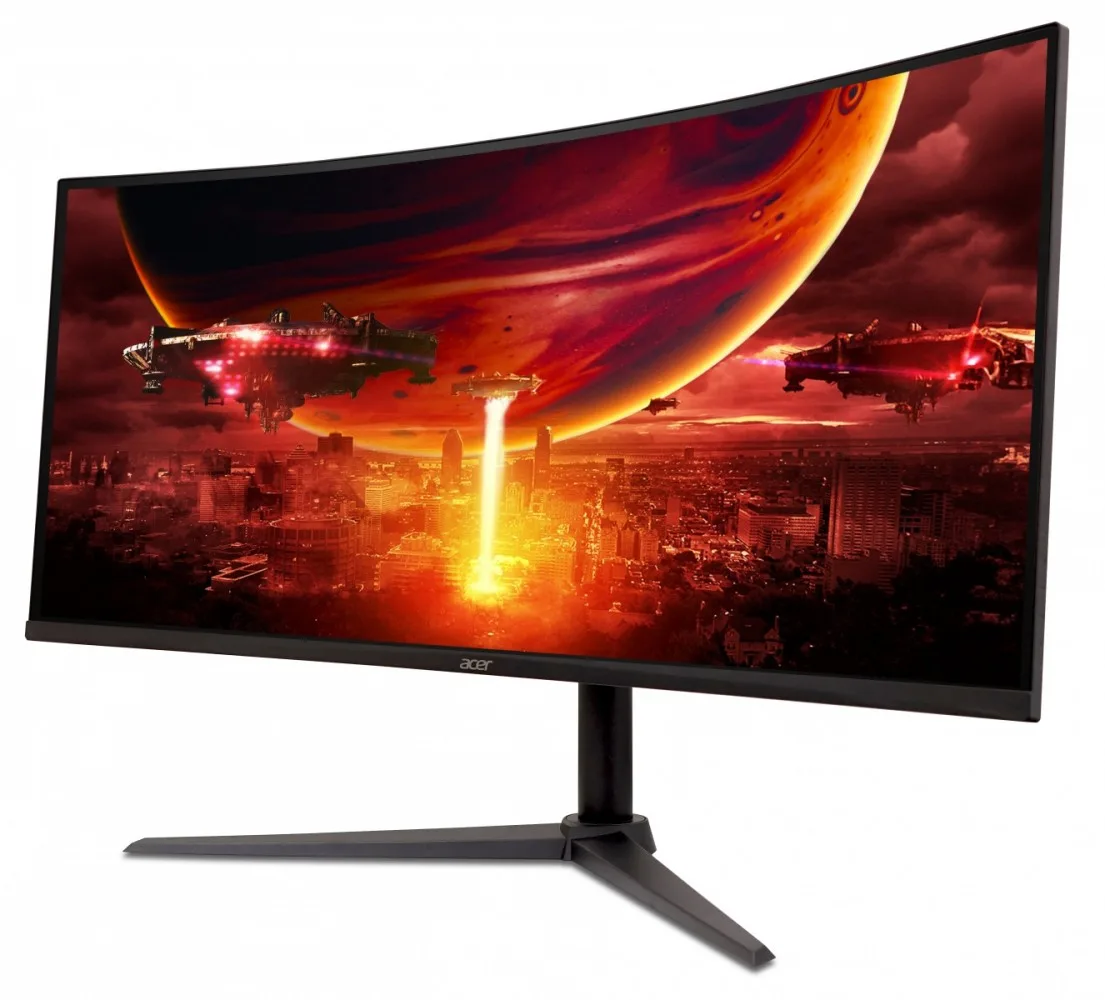 Acer Monitor 34 inches ED340CUS3BMII VA 180Hz 1ms 2XHDMI DP - Image 2