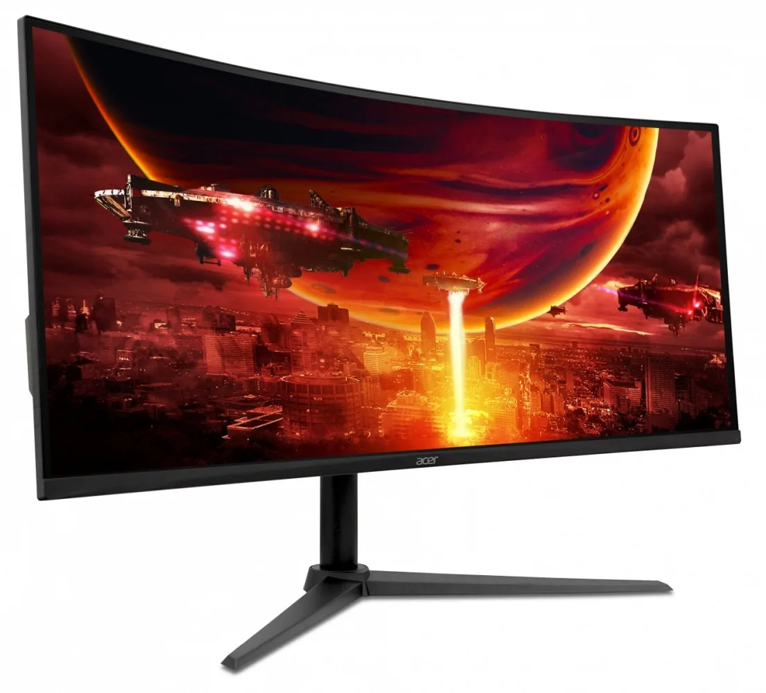 Acer Monitor 34 inches ED340CUS3BMII VA 180Hz 1ms 2XHDMI DP - Image 3