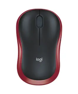 МИШКА LOGITECH M185 – Wireless / Безжична – Red – PN