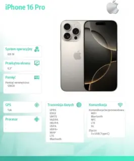 Alternative view от Apple iPhone 16 Pro 128GB - Natural Titanium