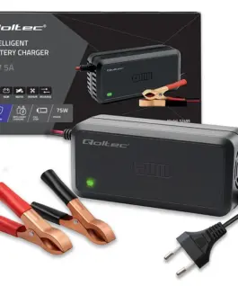 Qoltec Cahrger 12V 5A Rectifier for AGM GEL battery - Image 3