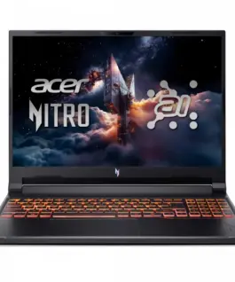 Acer Лаптоп Nitro V 16 AI ANV16-61-R7HM ESHELL/AI Ryzen 5 340/16GB/1TB/RTX4050/16 cali
