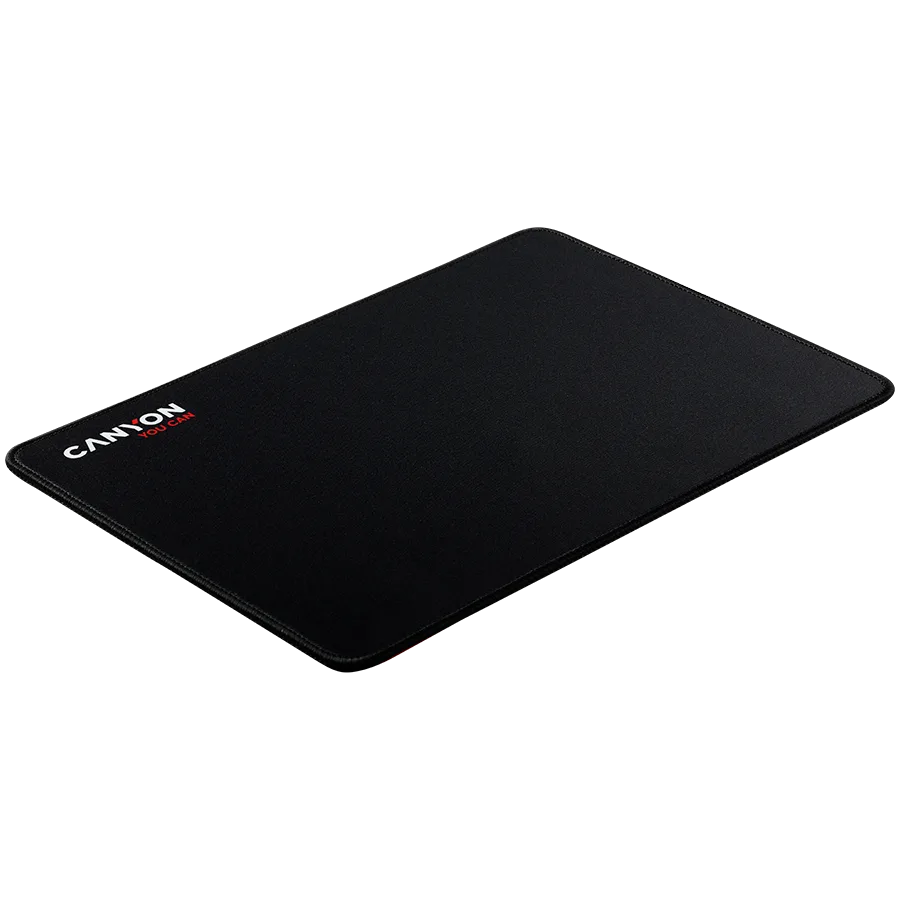 CANYON MP-4, Mouse pad,350X250X3MM,Multipandex,fully black with our logo (non gaming),blister cardboard - Image 2