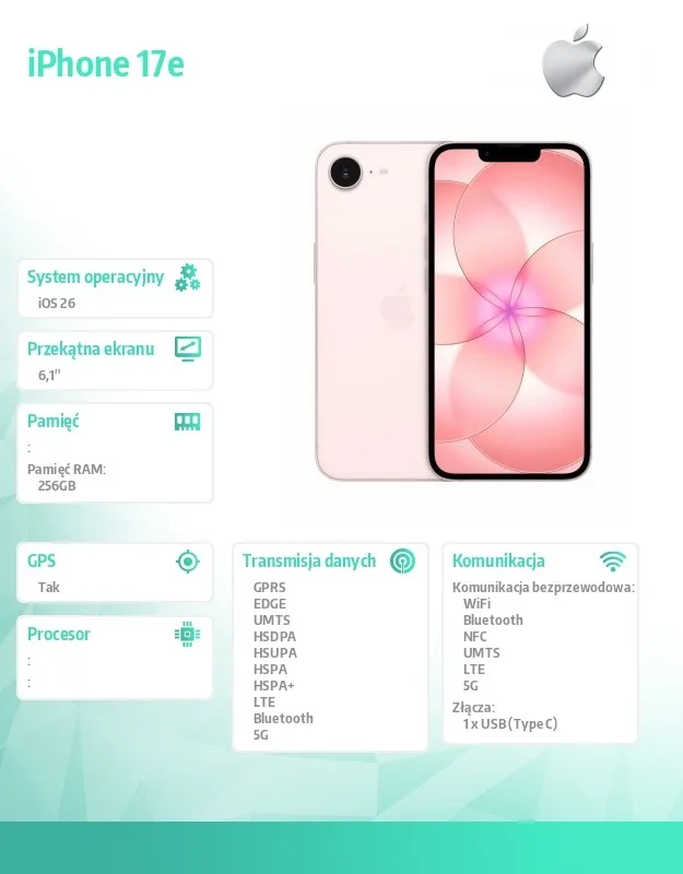 Apple iPhone 17e 256GB Soft розов - Image 2
