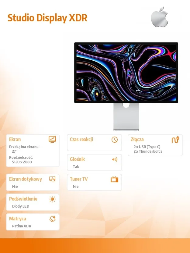 Apple Studio Display XDR - Standard glass - VESA mount адаптер (Stand not included) - Image 3