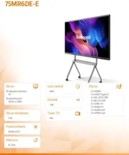 Hisense Interactive монитор 75MR6DE-E 75 inches 4K GoBoard Advanced Interactive