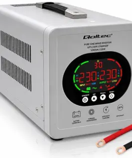 Qoltec Pure Sine Wave UPS 1000VA 720W AVR LCD