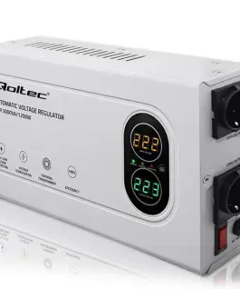 Qoltec Voltage stabilizer AVR 2000VA 1200W toroidal