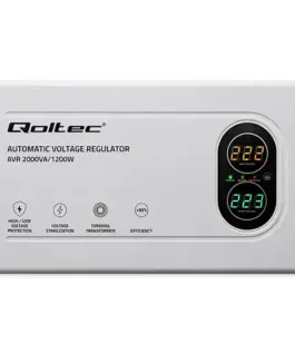Qoltec Voltage stabilizer AVR 2000VA 1200W toroidal