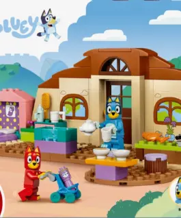 LEGO Blocks Bluey 11221 School with Rusty and Bluey