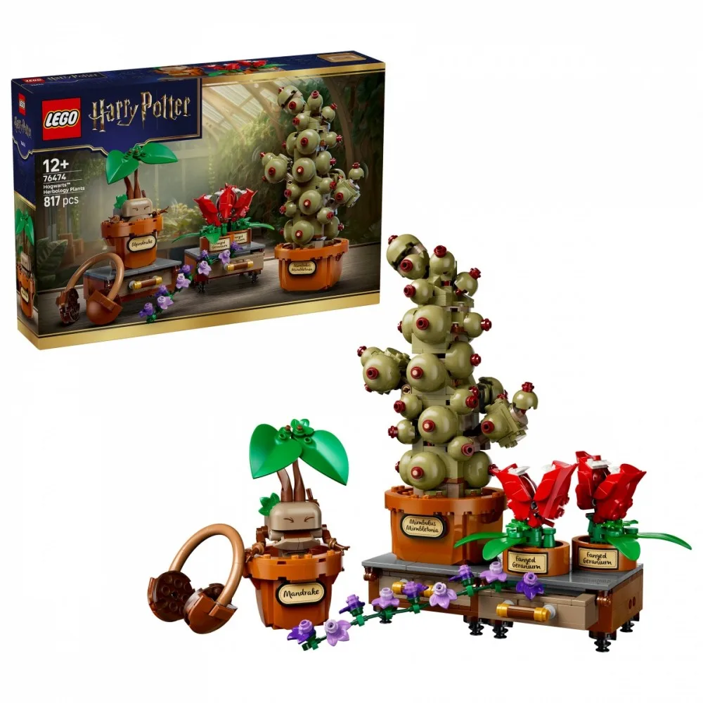 LEGO Harry Potter 76474 Hogwarts Herbology Plants Blocks - Image 2