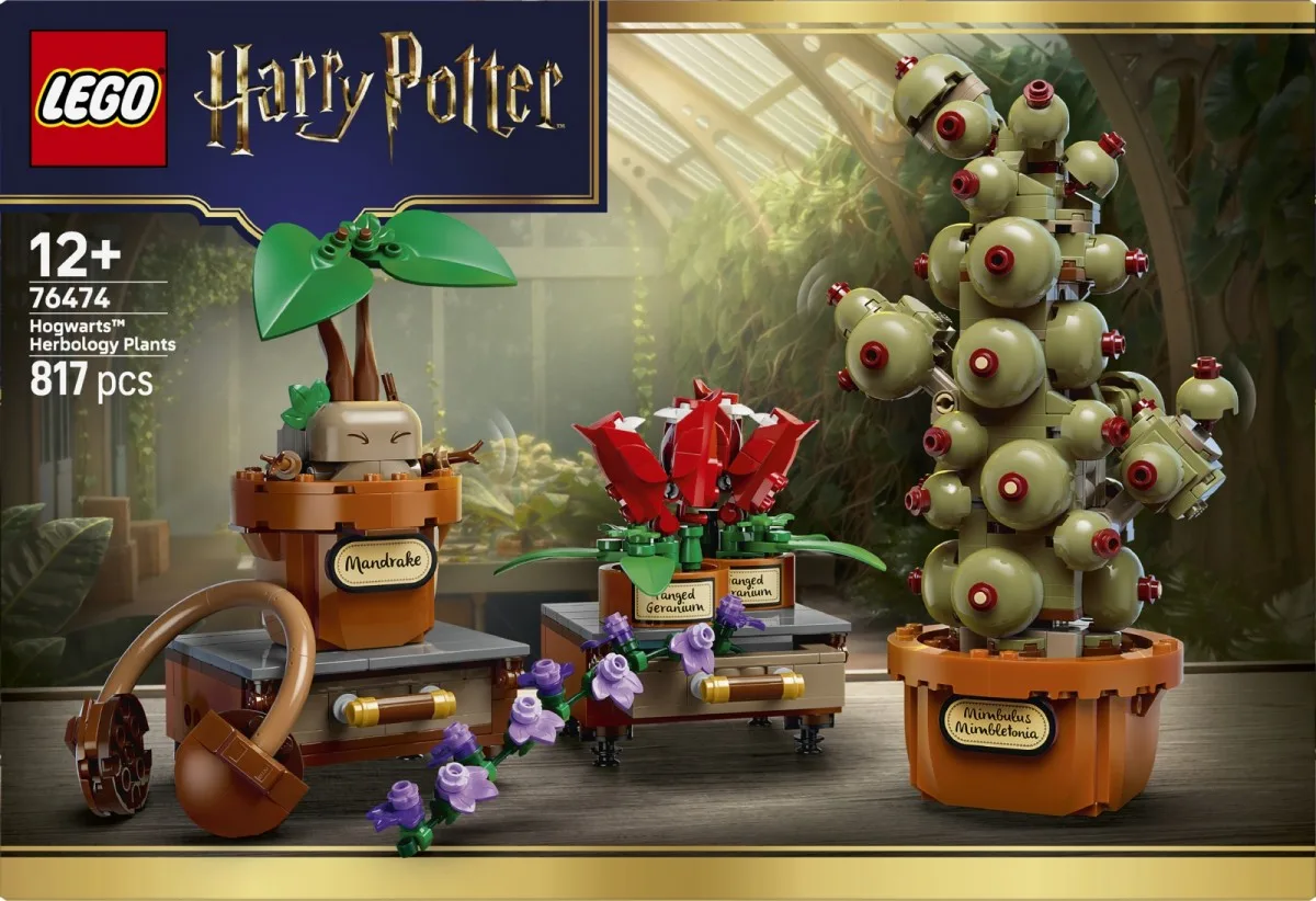 LEGO Harry Potter 76474 Hogwarts Herbology Plants Blocks - Image 3