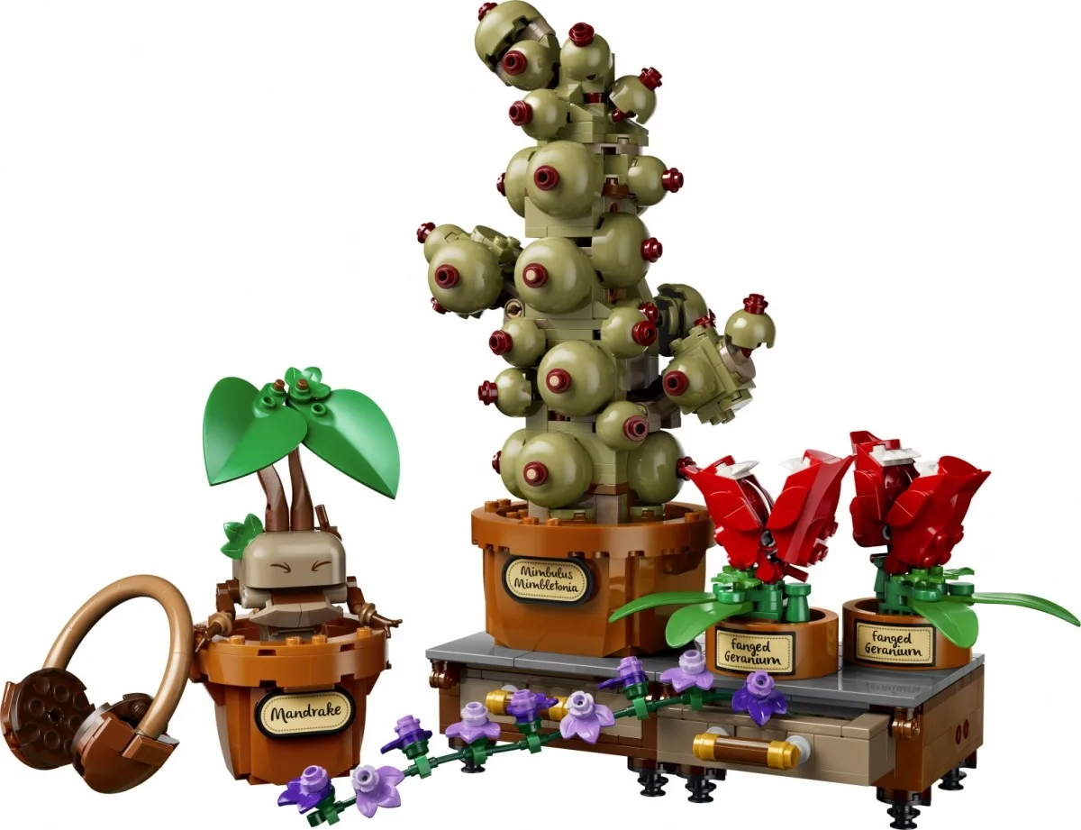 LEGO Harry Potter 76474 Hogwarts Herbology Plants Blocks - Image 5