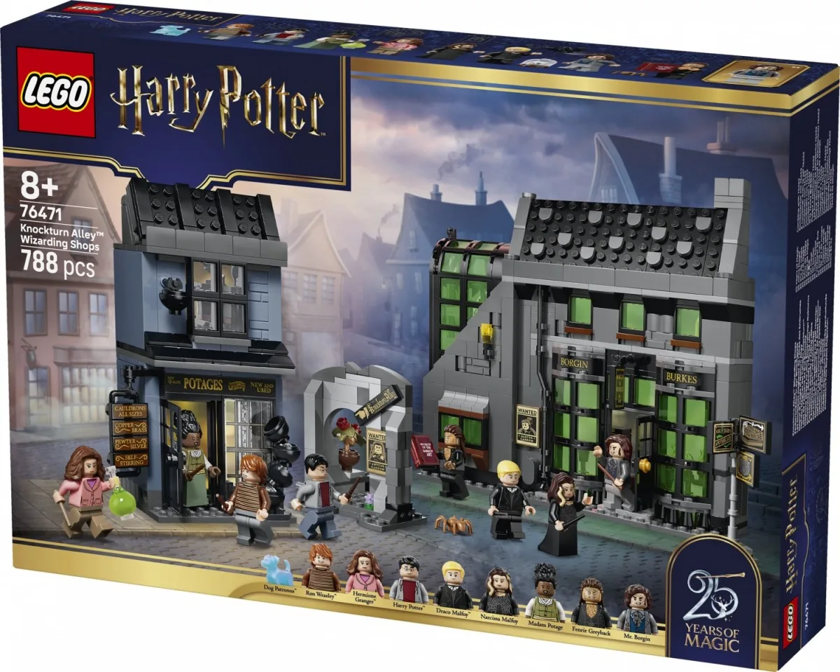 LEGO Harry Potter 76471 Knockturn Alley Wizarding Shops - Image 3