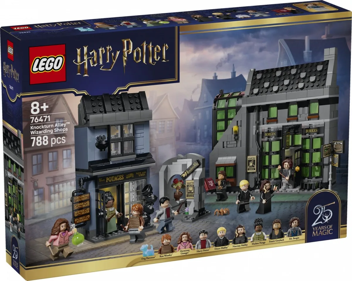 LEGO Harry Potter 76471 Knockturn Alley Wizarding Shops