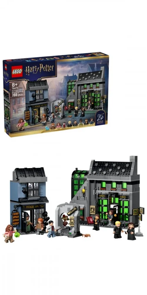 LEGO Harry Potter 76471 Knockturn Alley Wizarding Shops - Image 5