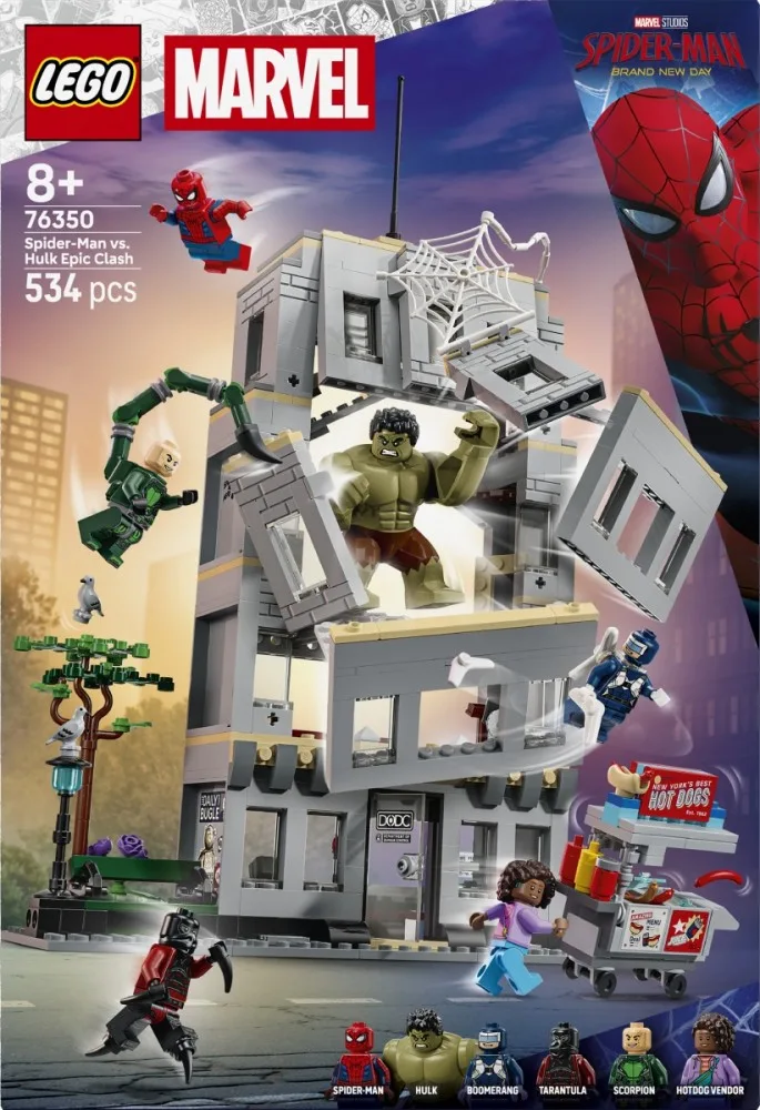 LEGO Marvel Super Heroes 76350 Spider-Man vs.Hulk Epic Clash Blocks - Image 3