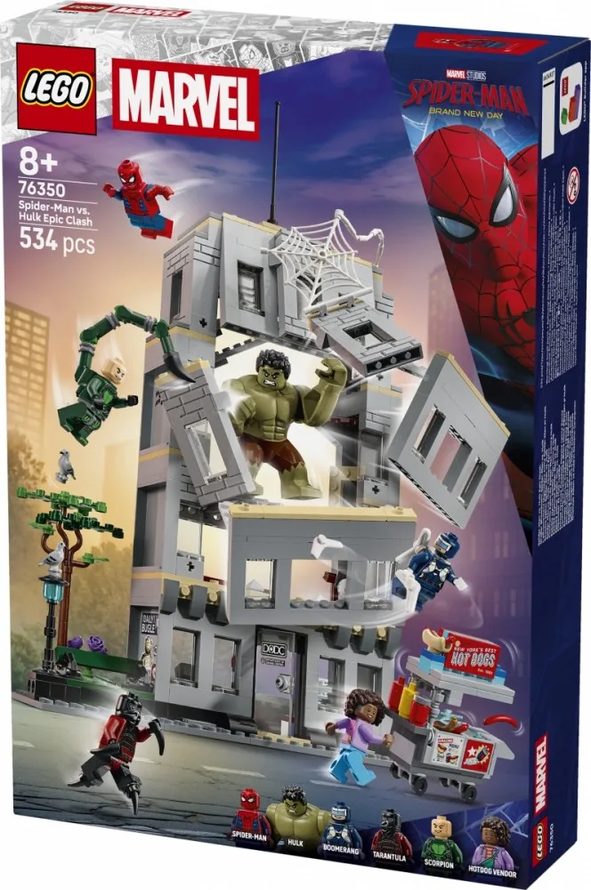 LEGO Marvel Super Heroes 76350 Spider-Man vs.Hulk Epic Clash Blocks - Image 4