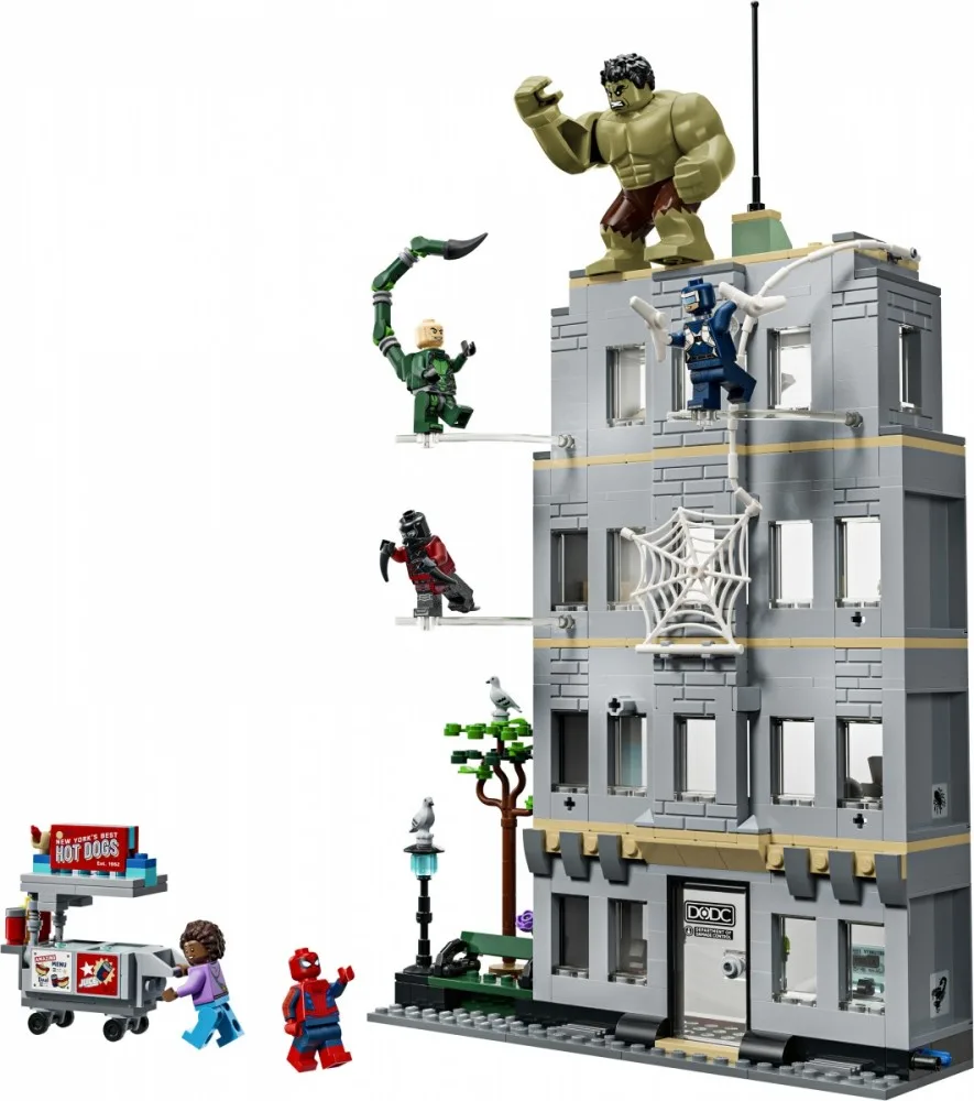 LEGO Marvel Super Heroes 76350 Spider-Man vs.Hulk Epic Clash Blocks - Image 5