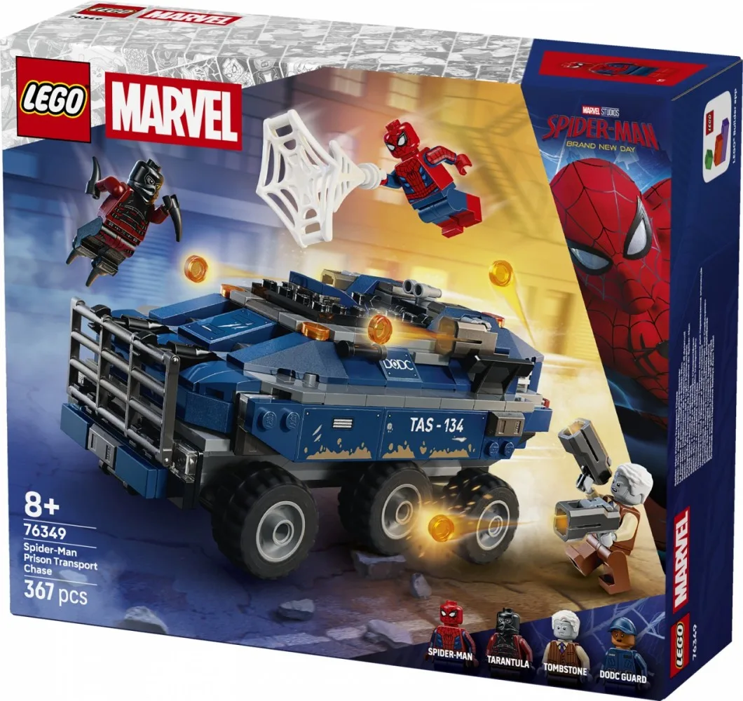 LEGO Marvel Super Heroes 76349 Spider-Man Prison Transport Chase Blocks - Image 3