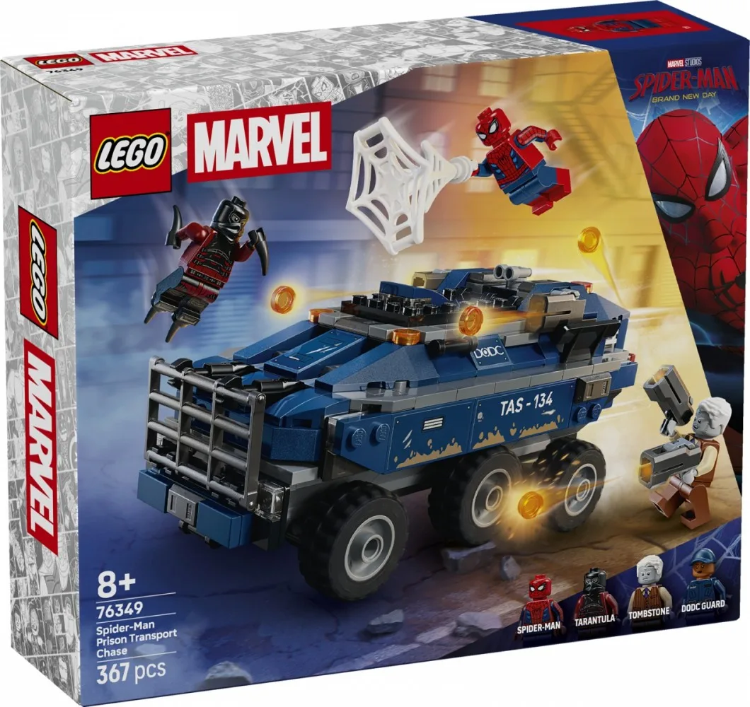 LEGO Marvel Super Heroes 76349 Spider-Man Prison Transport Chase Blocks