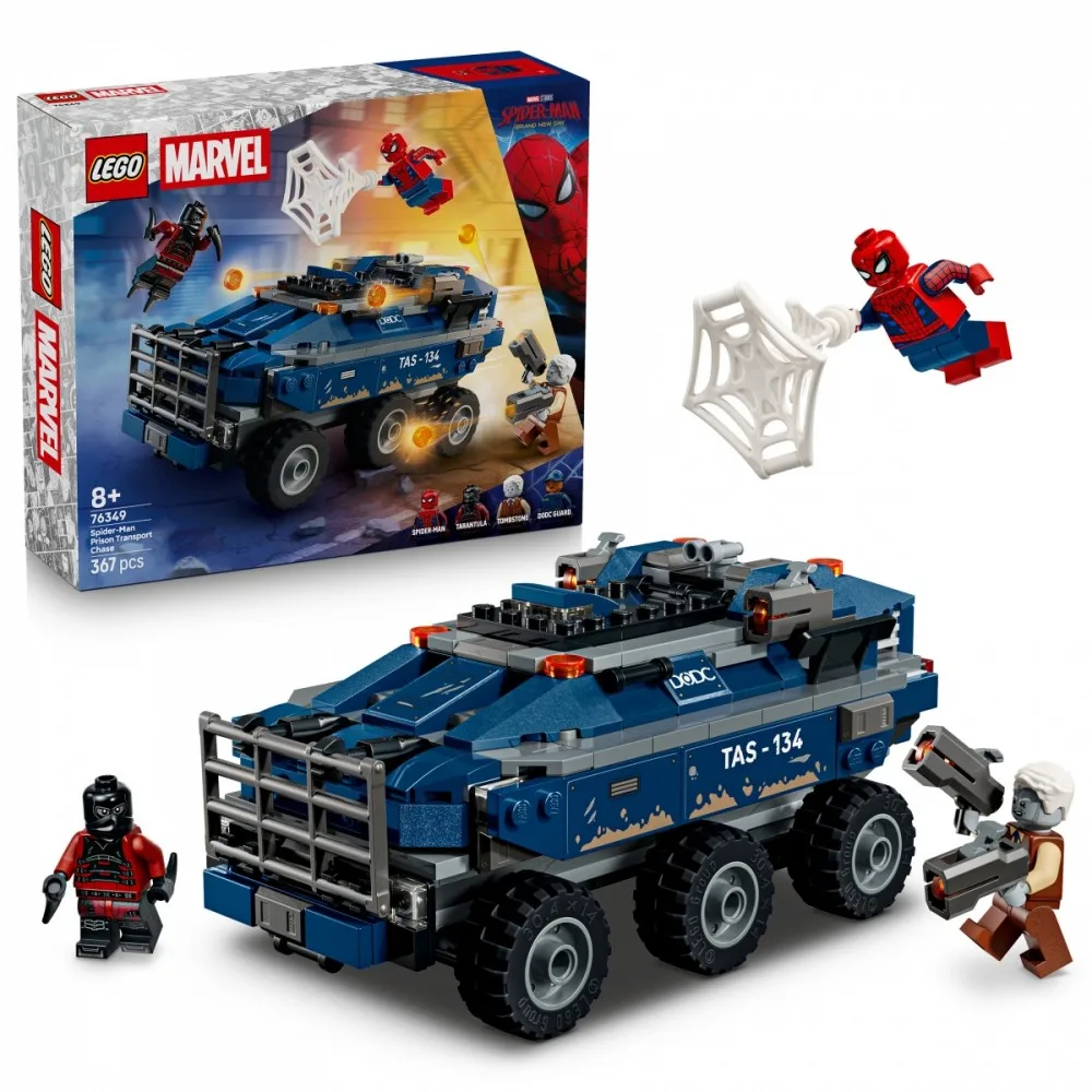 LEGO Marvel Super Heroes 76349 Spider-Man Prison Transport Chase Blocks - Image 5