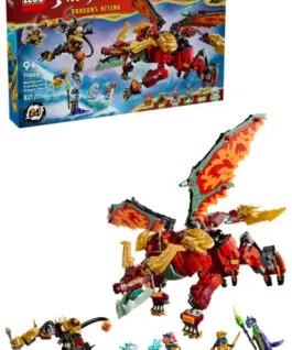 LEGO Ninjago 71868 Wyldfyres Transforming Dragon Mech Blocks