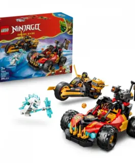 Alternative view от LEGO Ninjago 71864 Kai and Coles Combiner Vehicles Blocks