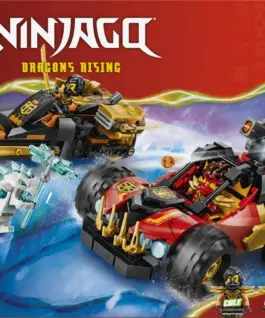 LEGO Ninjago 71864 Kai and Coles Combiner Vehicles Blocks - Image 3