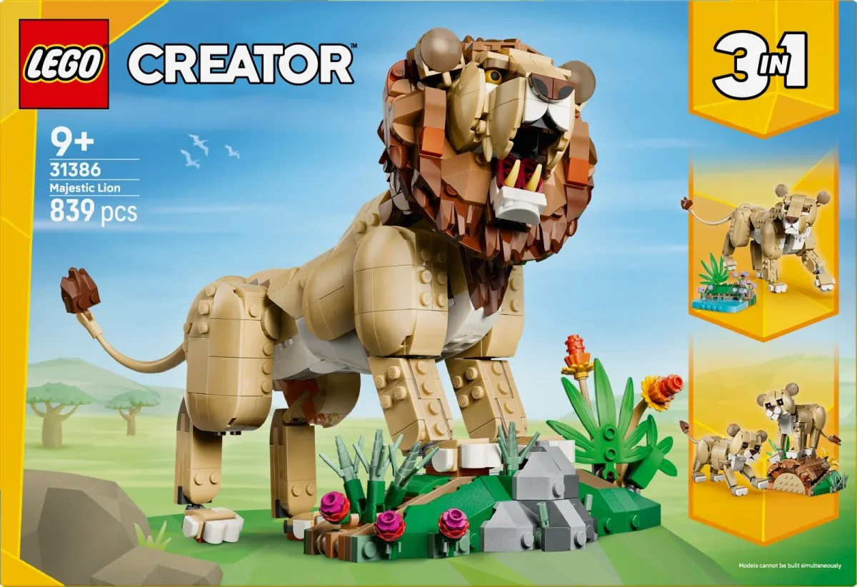 LEGO LEGO 31386 Wild Animals: Majestic Lion - Image 3