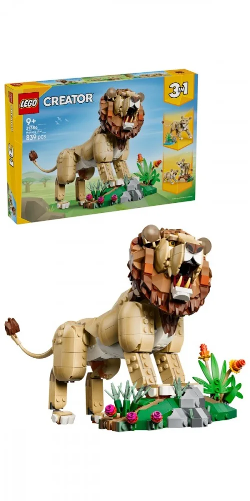 LEGO LEGO 31386 Wild Animals: Majestic Lion - Image 4
