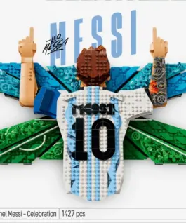 LEGO Blocks Editions 43018 Lionel Messi – cieszynka