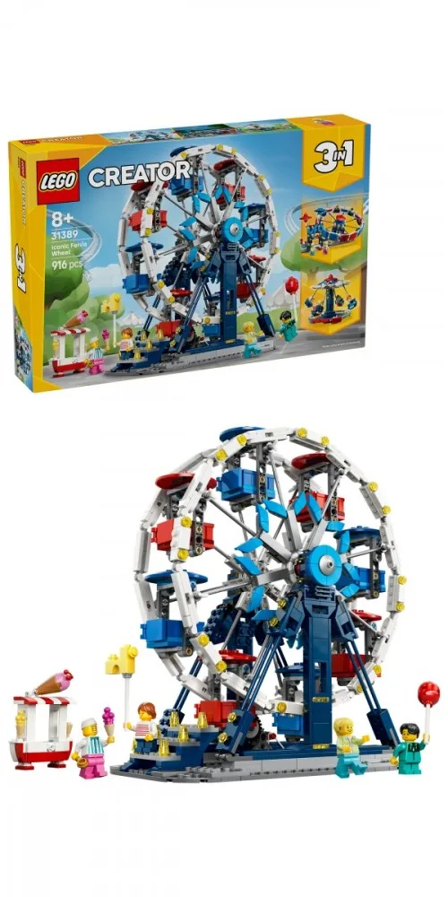 LEGO Blocks 31389 Iconic Ferris Wheel - Image 4