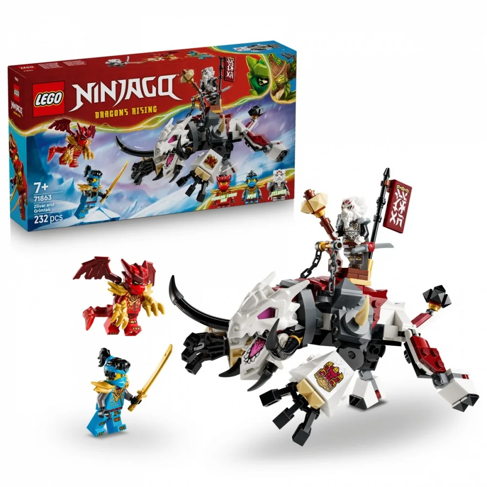 LEGO Ninjago 71863 Zilvar and Grimtak the Dragon Beast Blocks - Image 2